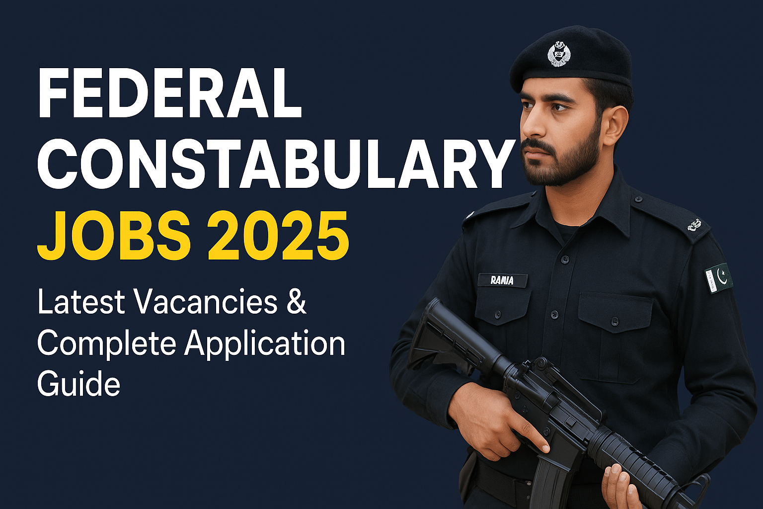 Federal Constabulary Jobs 2025