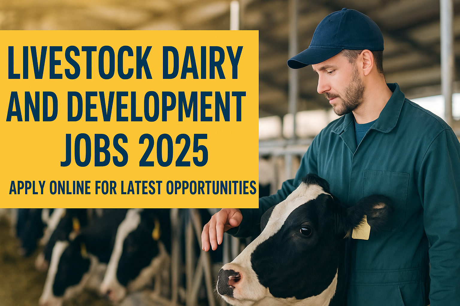 Livestock Dairy and Development Jobs 2025 Join Now