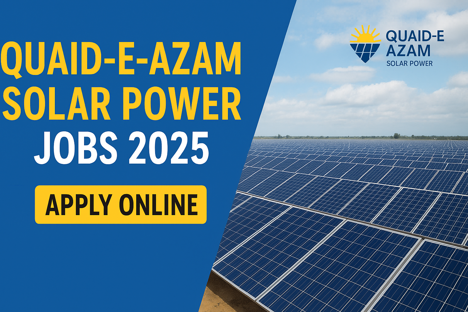 Quaid-e-Azam Solar Power Jobs 2025