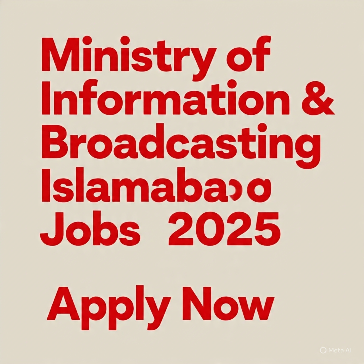 Ministry of Information & Broadcasting Islamabad Jobs 2025 Join Now