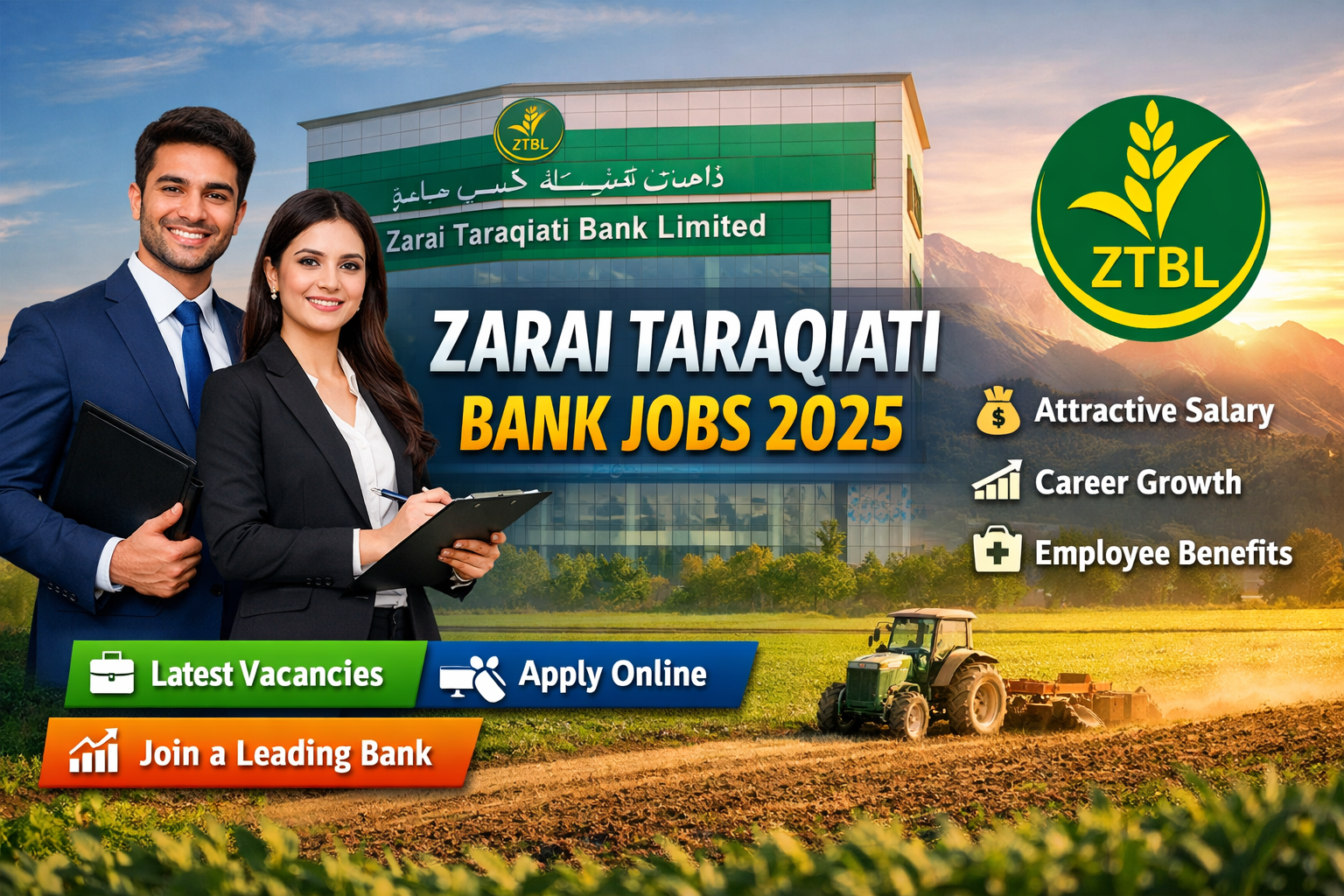 Zarai Tarakiati Bank Jobs 2025