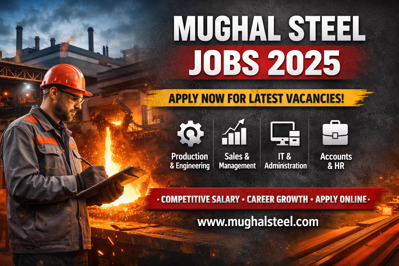 Mughal Steel Jobs 2025
