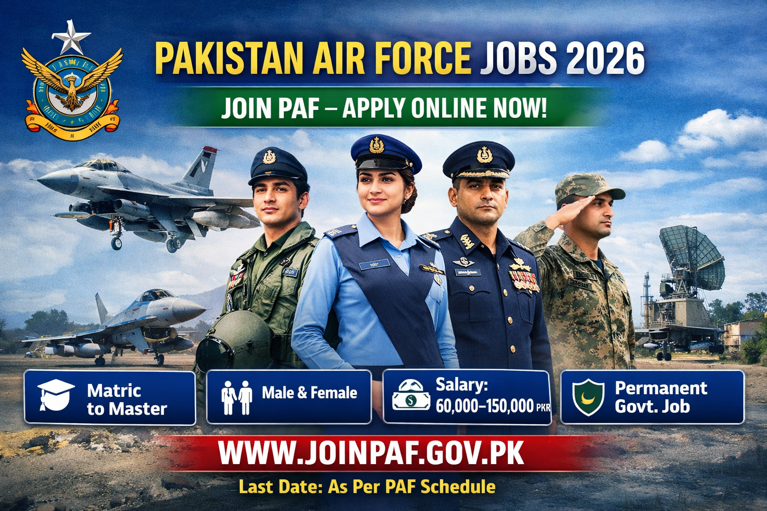 Pakistan Air Force Jobs 2026