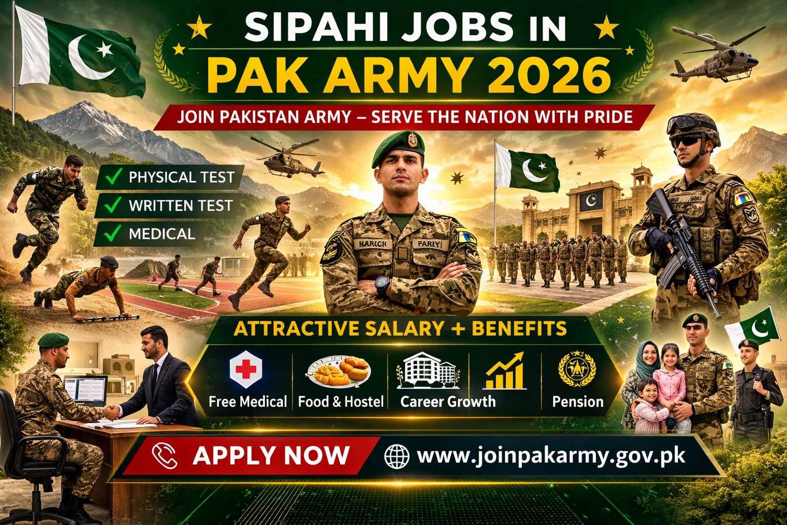 Sipahi Jobs in Pak Army 2026