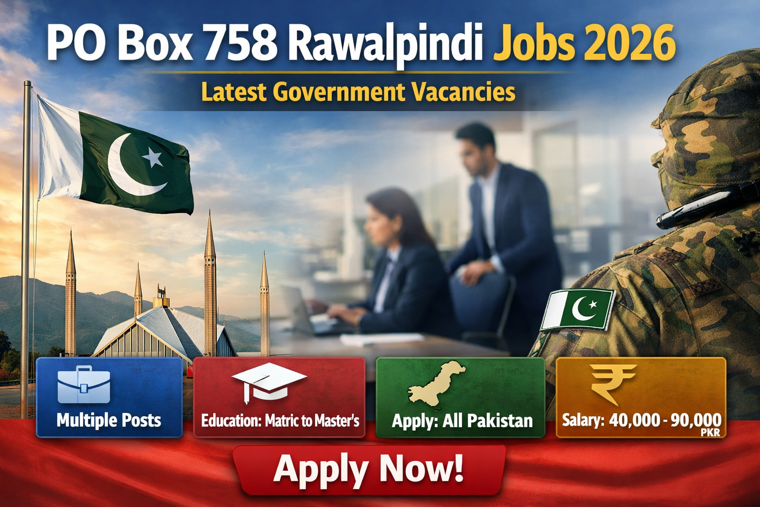 PO Box 758 Rawalpindi Jobs 2026